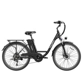 Heybike Cityscape E-Bike  - Motor 250W Battery 36V10AH 26 Inch Wheels Mechanical Disc Brakes - Black